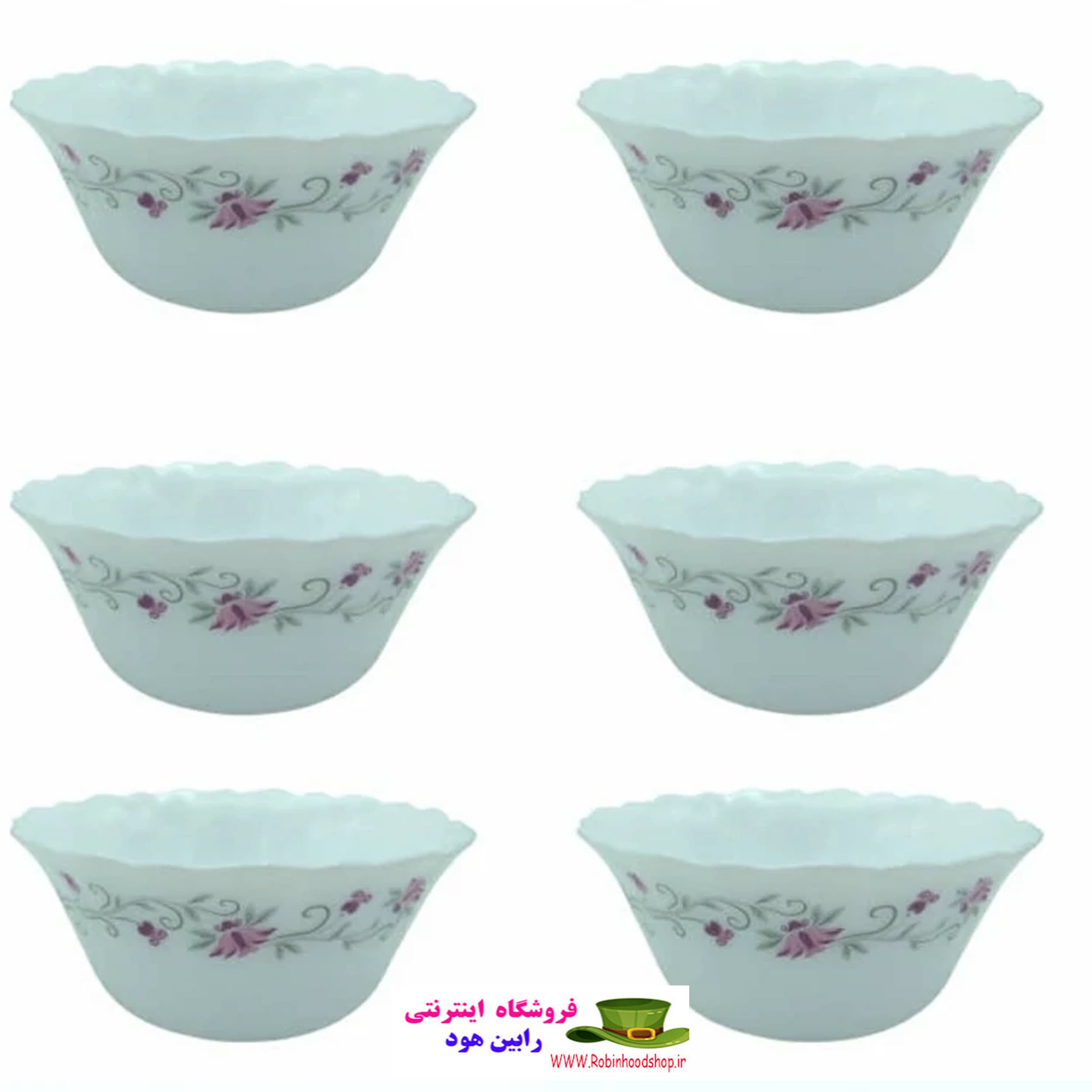 سرویس کاسه آبگوشت خوری 6 پارچه لیندا