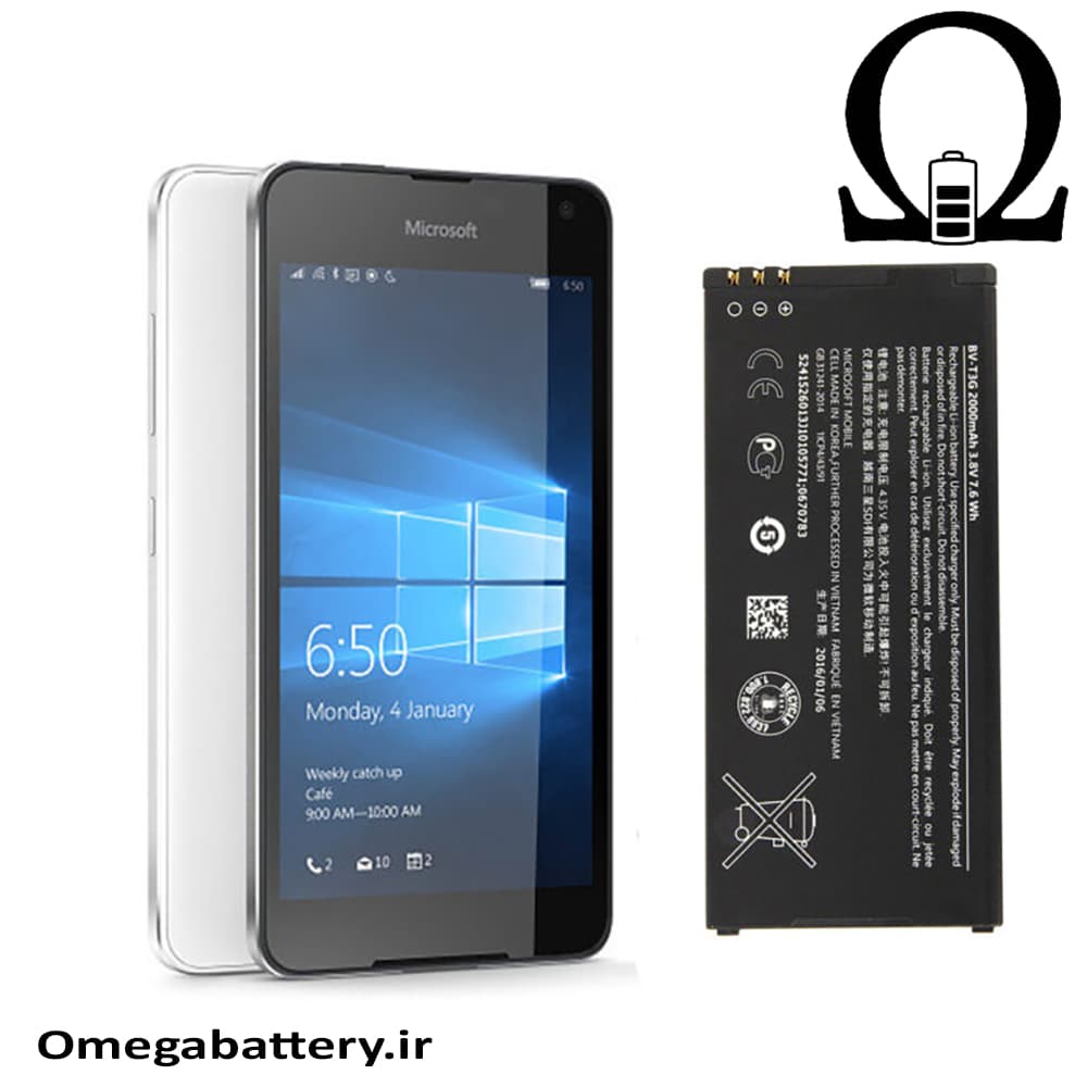 باتری اصلی مایکروسافت Microsoft Lumia 650 – BV-T3G — تصویر ۴