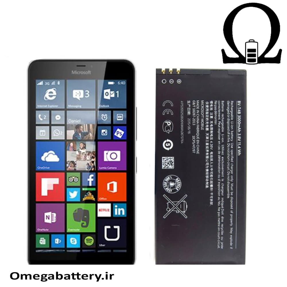 باتری اصلی مایکروسافت Microsoft Lumia 640 – BV-T5C — تصویر ۴
