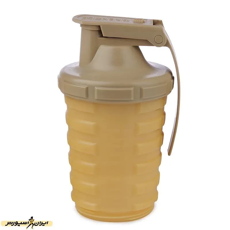 قمقمه شیکر ورزشی سه تکه 600cc نارنجکی GRENIDE