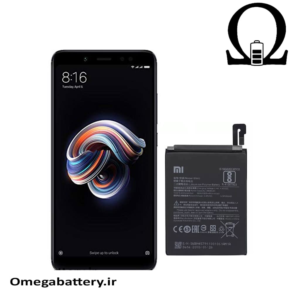 باتری اصلی شیائومی Xiaomi Redmi Note 5 Pro – BN45 — تصویر ۳