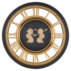 ساعت دیواری چوبی مدل ORVILLE کد WM-19028