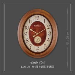 ساعت دیواری چوبی لوتوس مدل LEESBURG کد W-584 — تصویر ۱۲