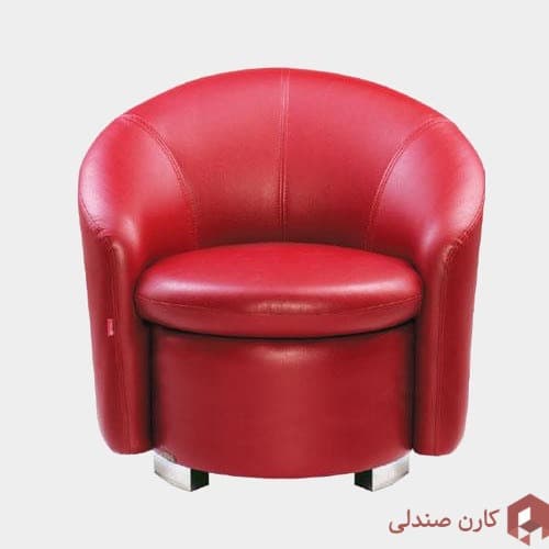 مبل اداری تک نفره نیلپر مدل OSS 111 N1 — تصویر ۳