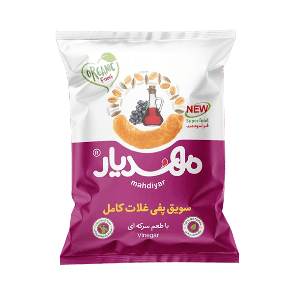سویق پفی مهدیار غلات کامل در طعم های مختلف (پفک رژیمی) — تصویر ۷