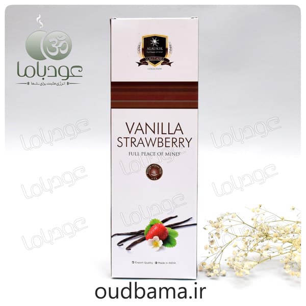 عود دست ساز وانیل توت فرنگی VANILLA STRAWBERRY (آلوکیک ALAUKIK )