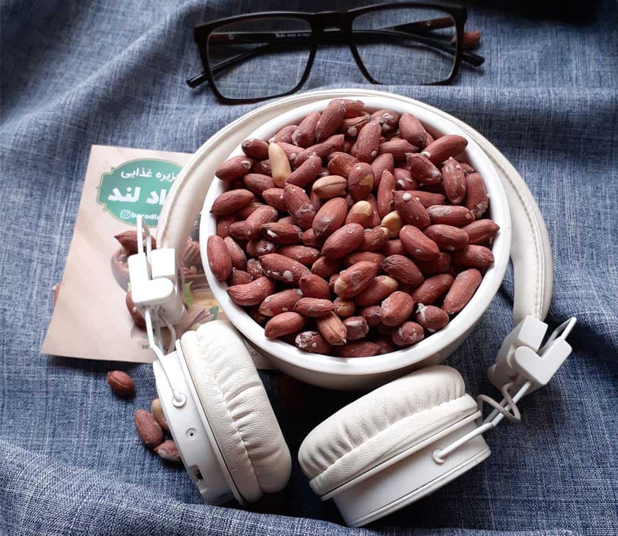 بادام زمینی لوکس نمکی آستانه اشرفیه
