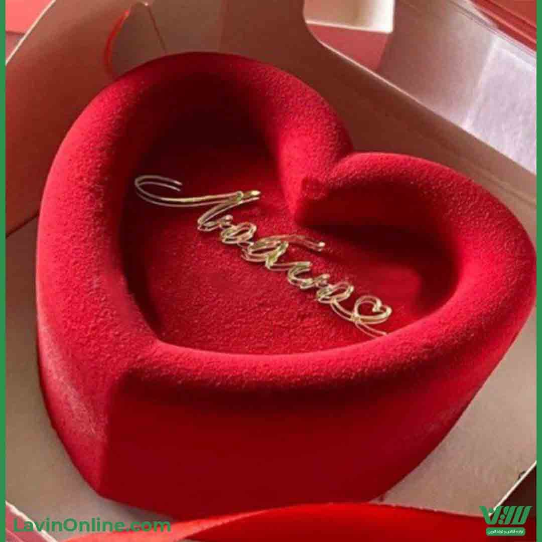 قالب سیلیکونی دسری قلب کف برجسته — تصویر ۳