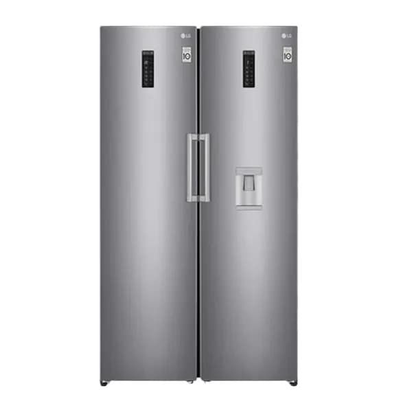 یخچال فریزر دوقلو ال جی 414-411 LG سیلور — تصویر ۲