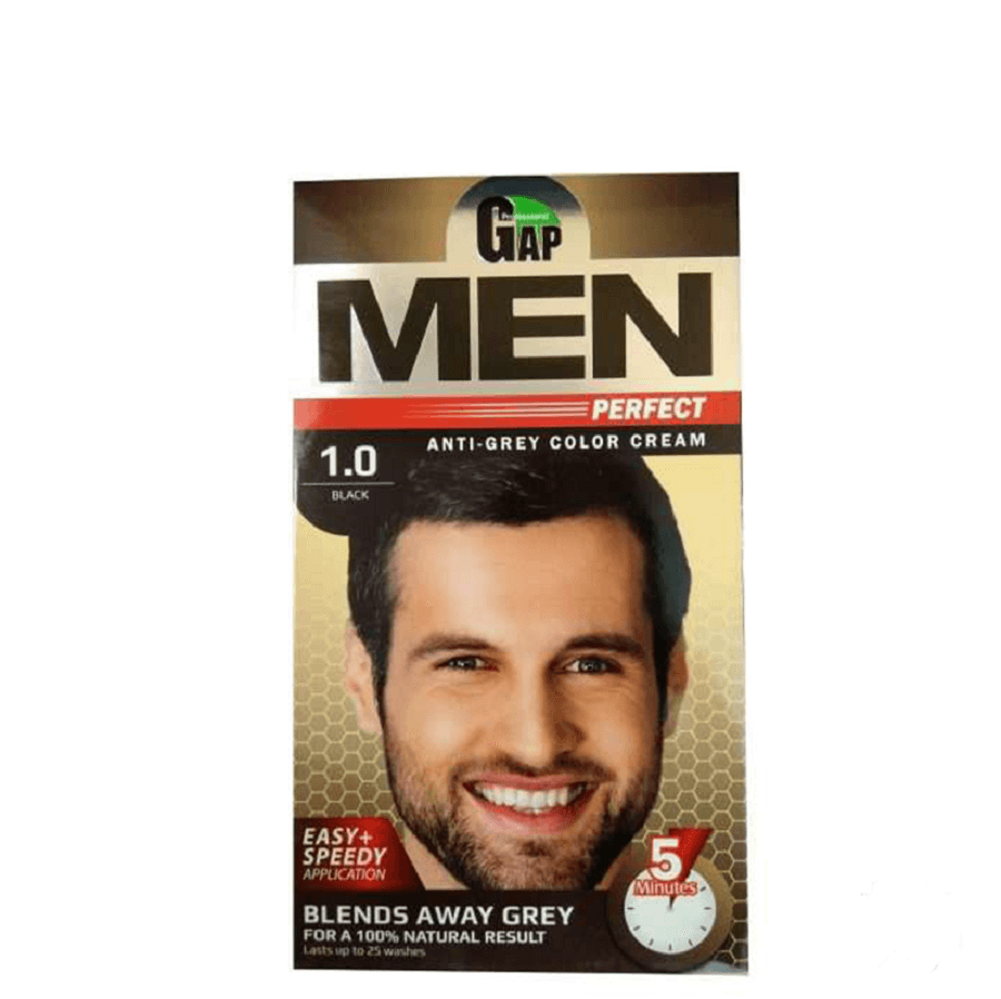 کیت رنگ مو مردانه گپ 1.0 مشکی مدل Men Perfect — تصویر ۵