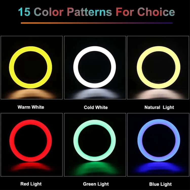 رينگ لايت Ring light MJ33 13 inch RGB — تصویر ۱۰