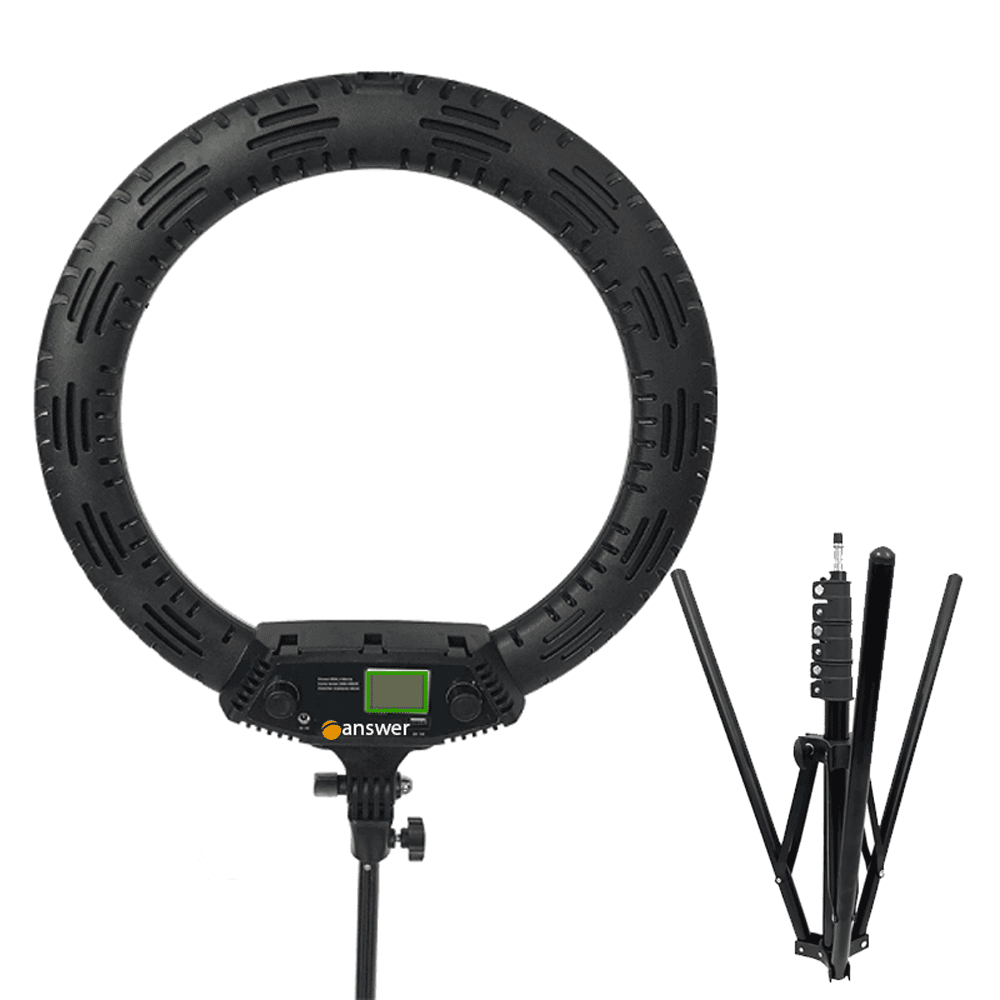 رینگ لایت انسر Answer KY-BK416II Ringlight + پایه (45 سانت96 وات) — تصویر ۹