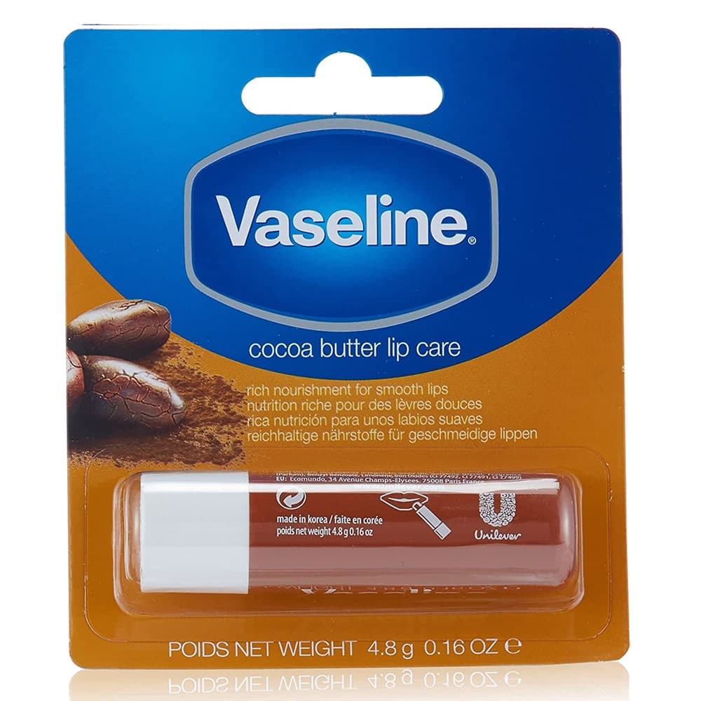 بالم لب استیکی وازلین VASELINE اصل کره جنوبی مدل Cocoa Butter — تصویر ۳
