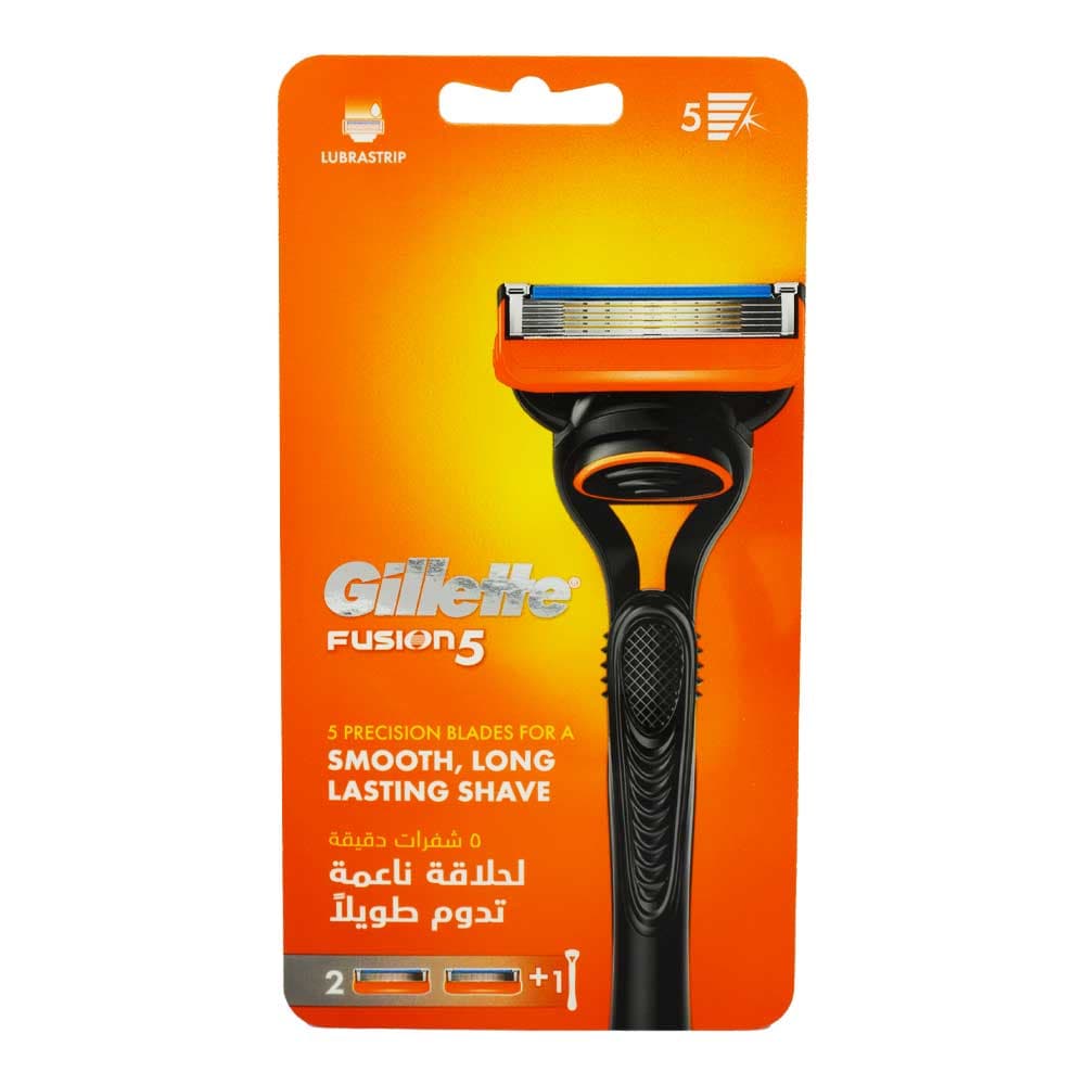 دسته تیغ ژیلت GILLETTE اصل لهستان مدل فیوژن 5 به همراه 2 تیغ