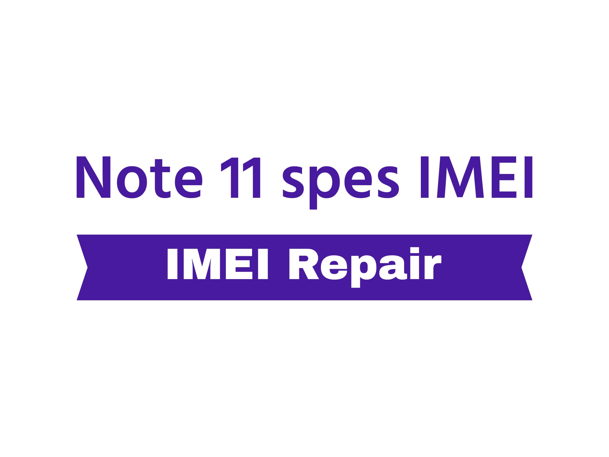 ترمیم سریال – Xiaomi Redmi Note 11 spes