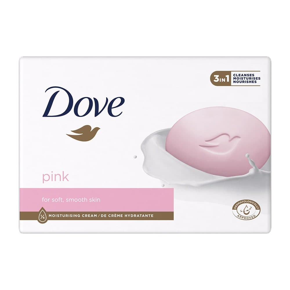 صابون شیری داو DOVE اصل اندونزی مدل Pink وزن 90 گرم — تصویر ۳