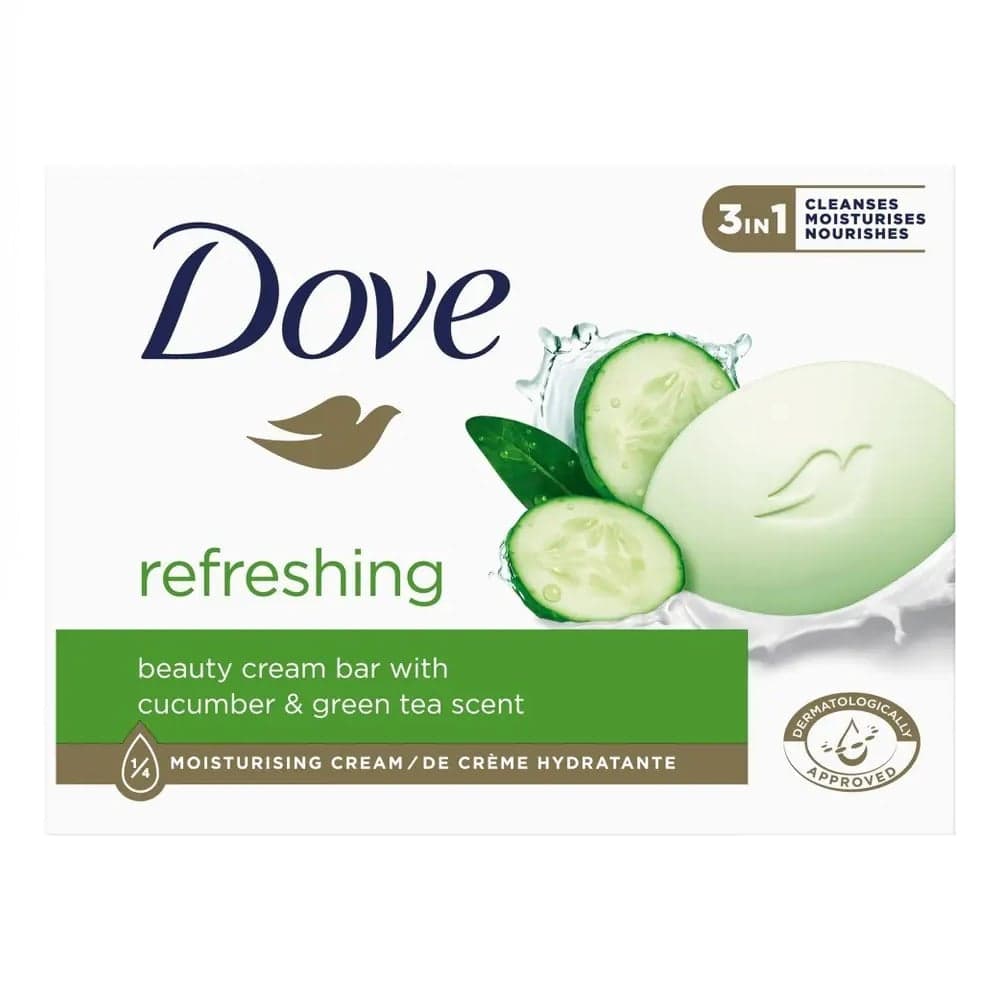 صابون شیری داو اصل اندونزی مدل Refreshing وزن 90 گرم — تصویر ۳