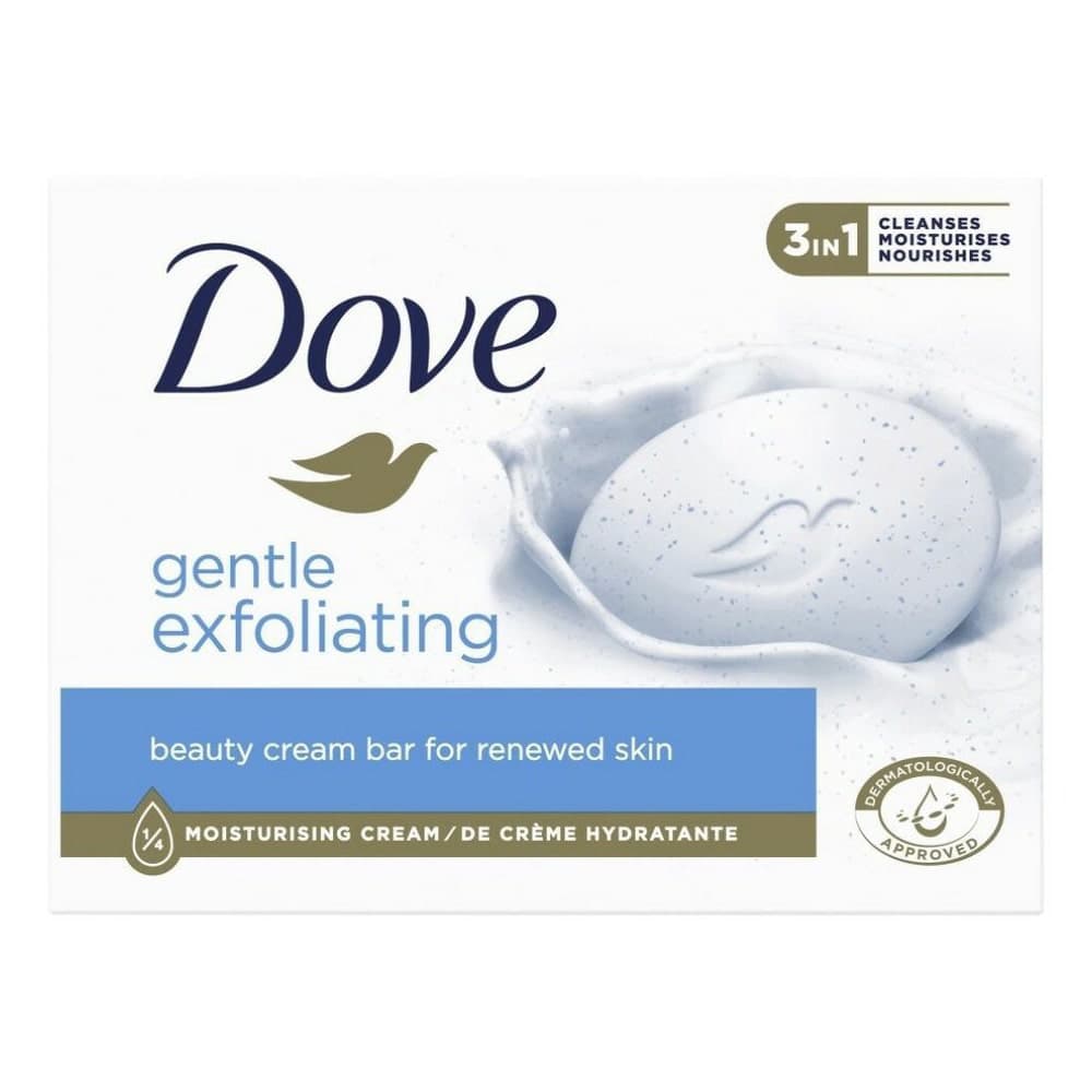صابون شیری داو DOVE اصل اندونزی مدل Gentle Exfoliating وزن 90 گرم