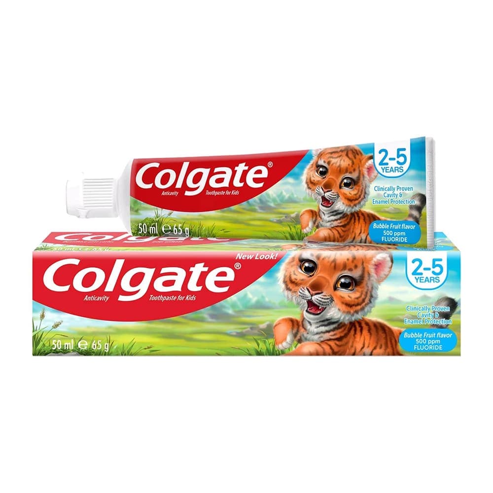 خمیر دندان کودک کلگیت COLGATE اصل حجم 50 میلی لیتر — تصویر ۲
