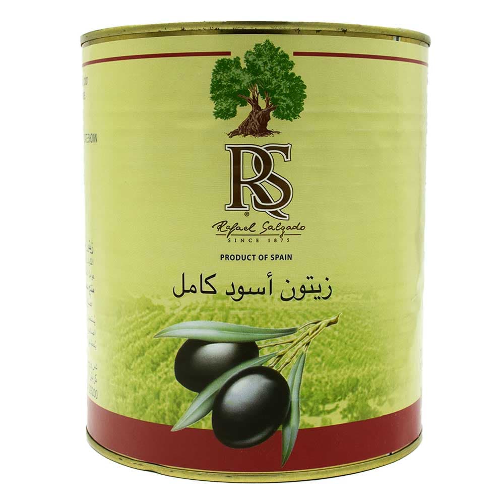 زیتون سیاه کامل RS اصل اسپانیا وزن 3 کیلوگرم — تصویر ۳