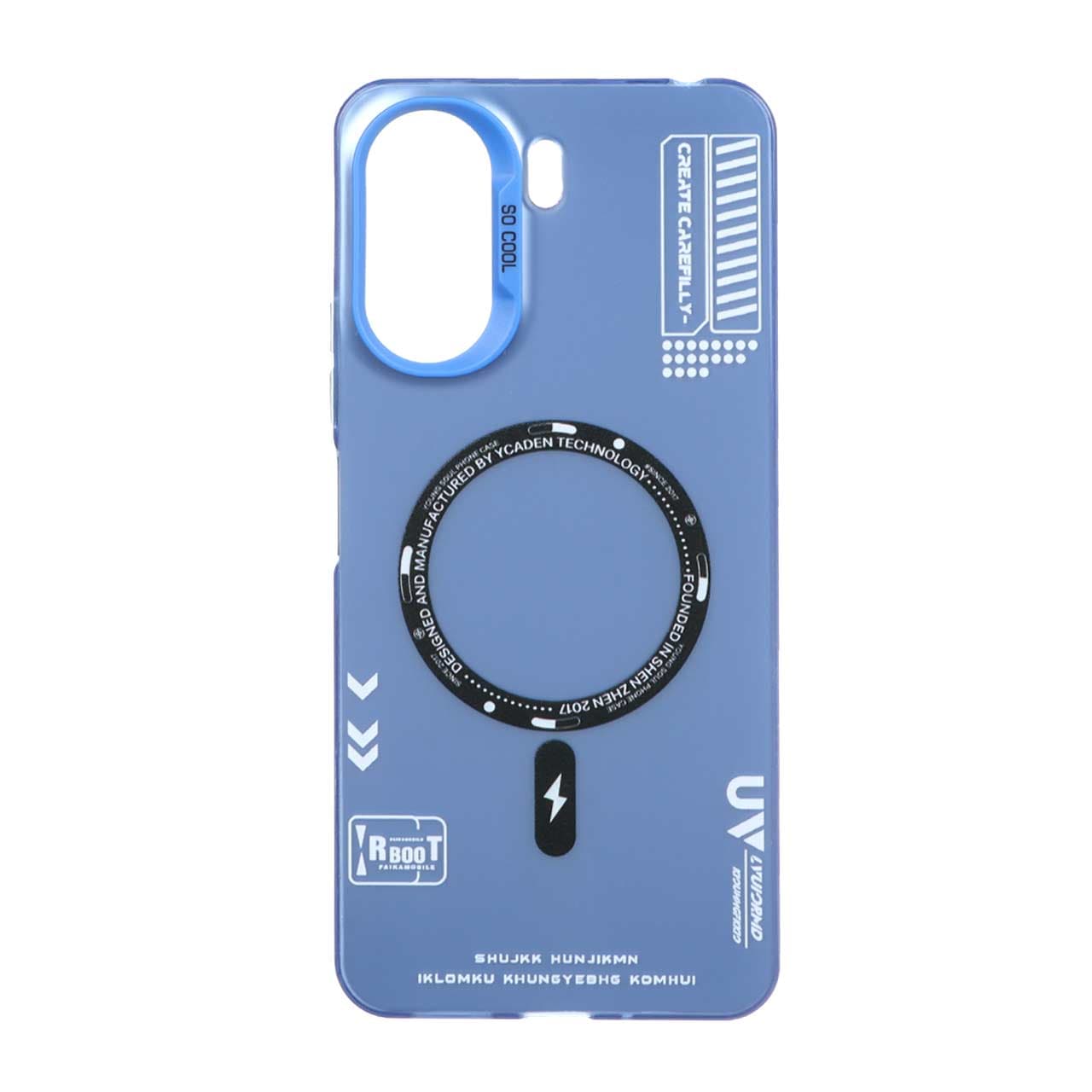 قاب SO COOL طرح مگ سیف RT مدل Xiaomi Redmi 13C / Poco C65 – آبی — تصویر ۲