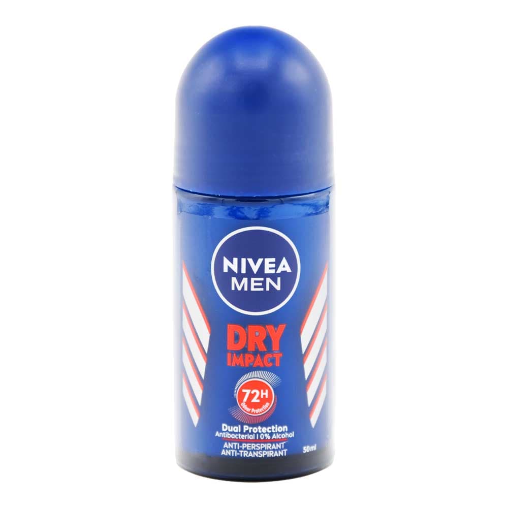 مام رول مردانه ضد تعریق نیوآ اصل آلمان مدل Dry Impact حجم 50 میلی لیتر
