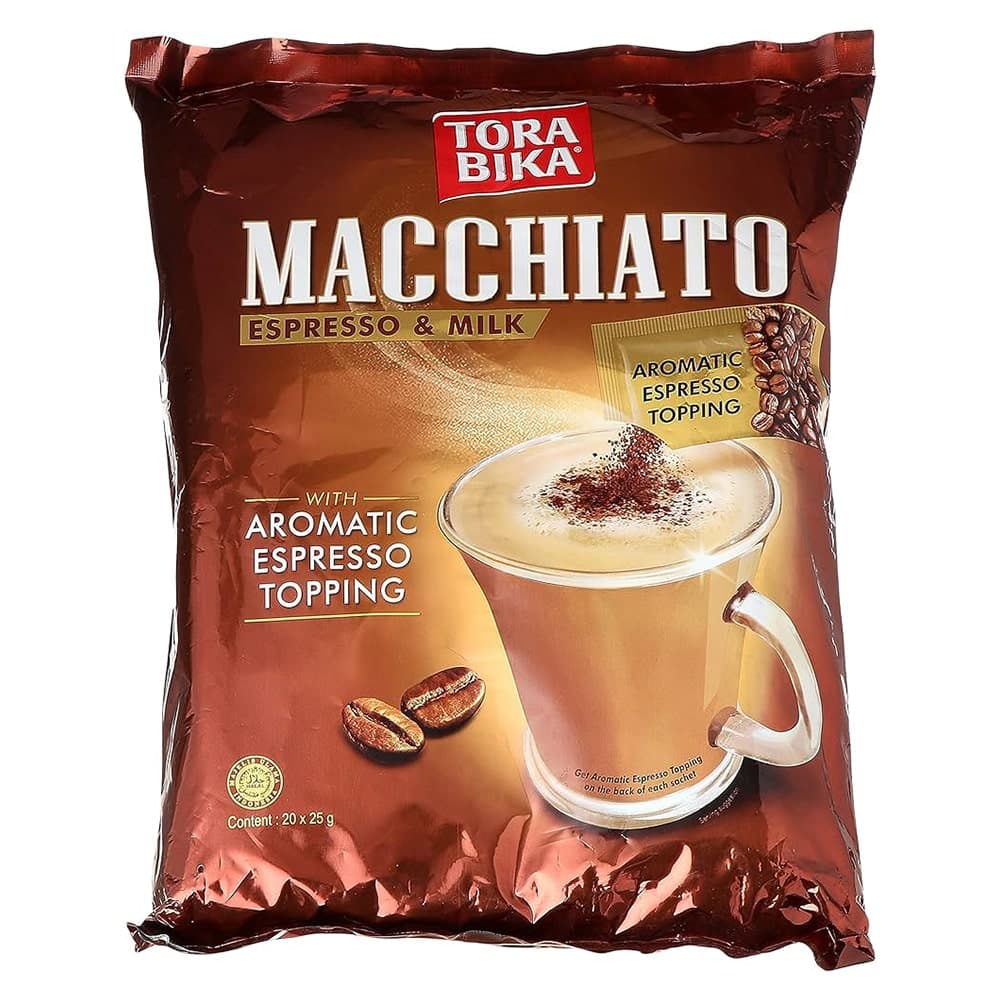 ماکیاتو تورابیکا MACCHIATO اصل اندونزی بسته 20 عددی