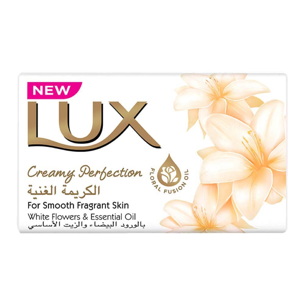 صابون لوکس LUX اصل عربستان با رایحه گلهای سفید وزن 170 گرم