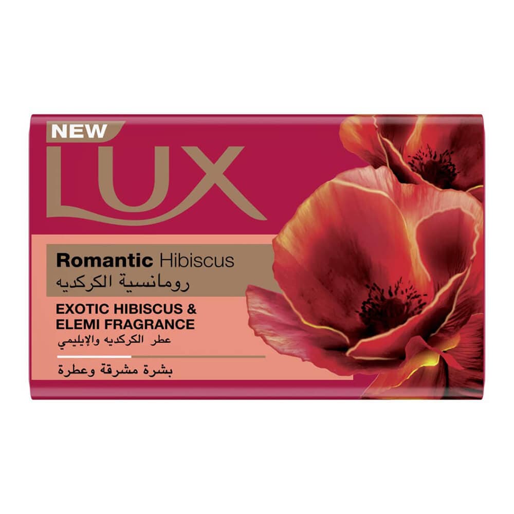 صابون لوکس LUX اصل عربستان با رایحه هیبیسکاس وزن 170 گرم — تصویر ۲