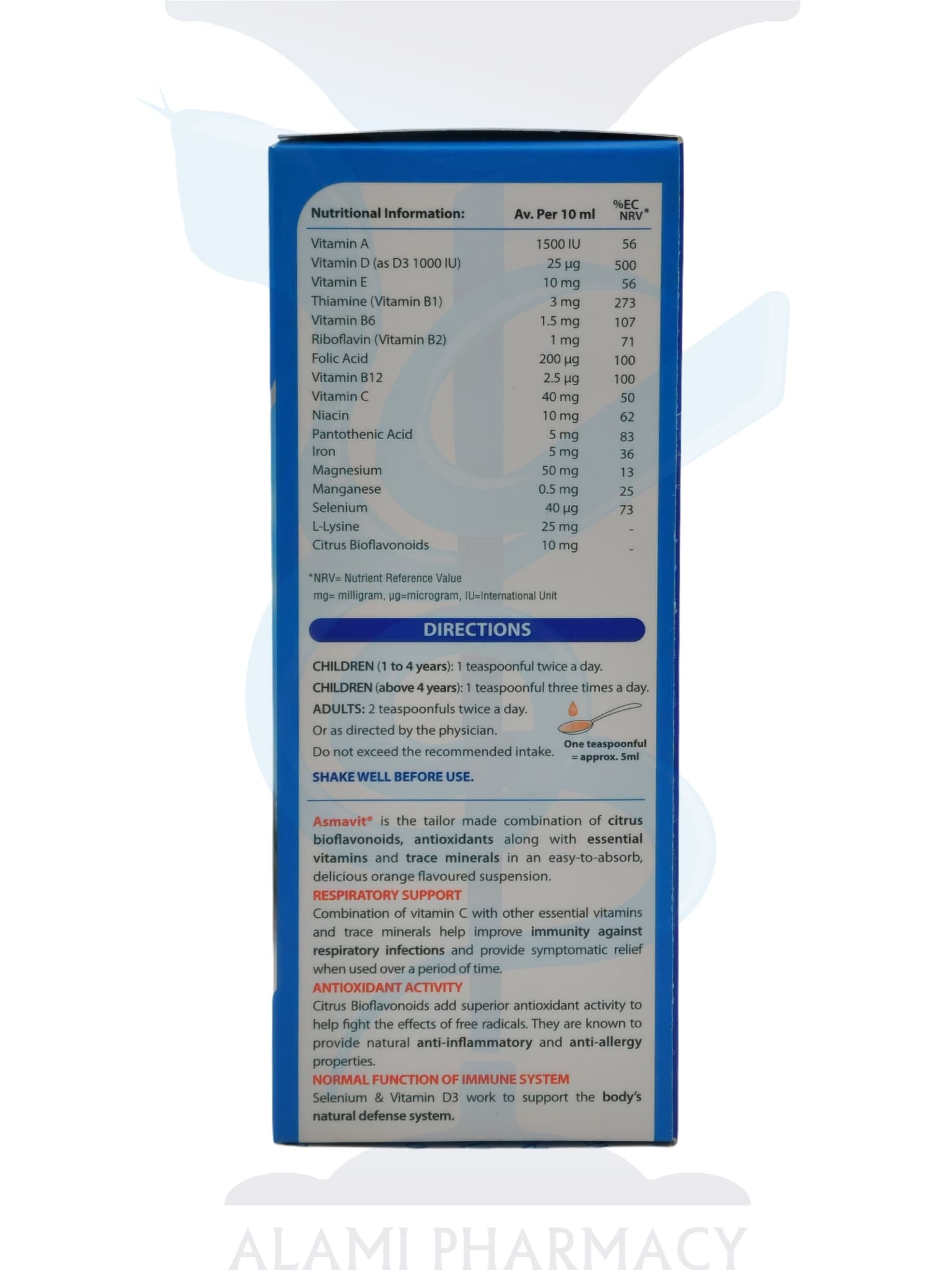 شربت آسماویت ویتابیوتیکس 200 میل — تصویر ۹