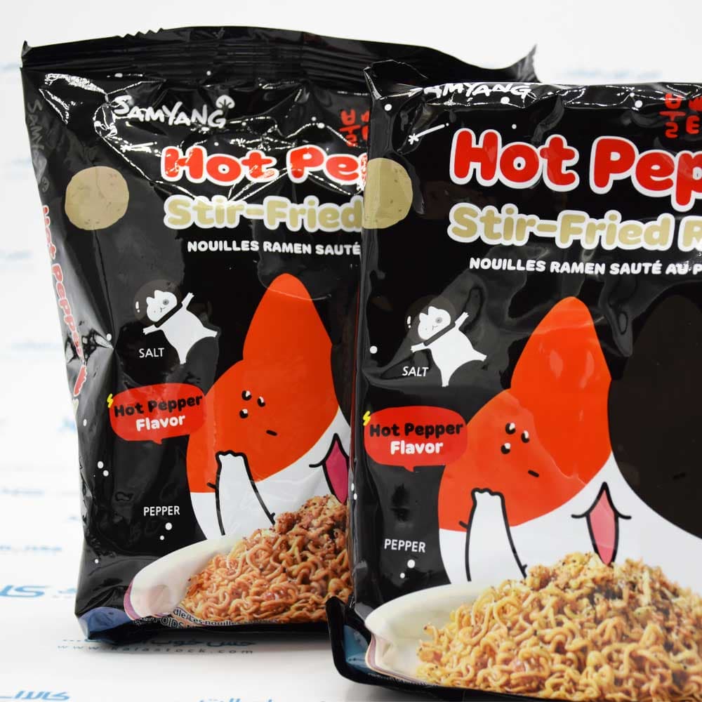 نودل بسته ای سامیانگ SAMYANG اصل کره جنوبی مدل Hot Pepper بسته 120 گرمی — تصویر ۷