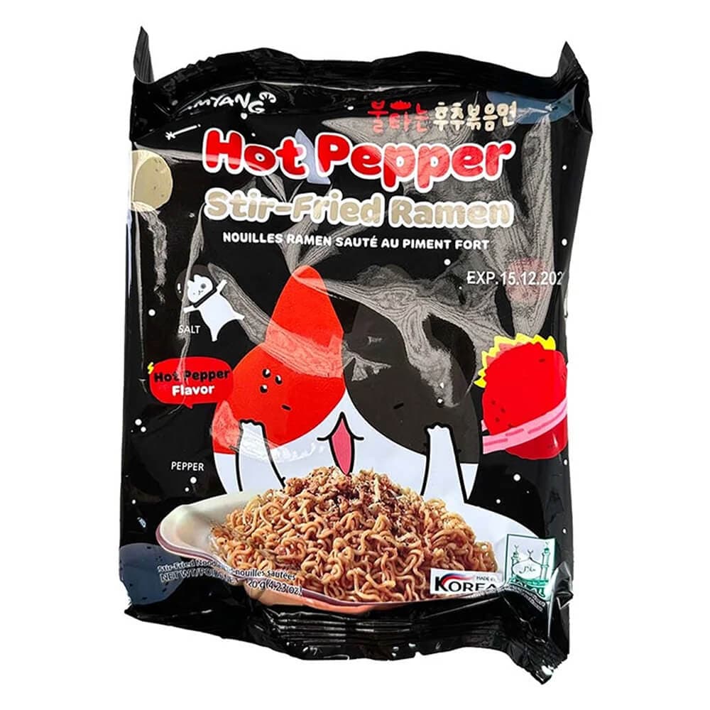 نودل بسته ای سامیانگ SAMYANG اصل کره جنوبی مدل Hot Pepper بسته 120 گرمی