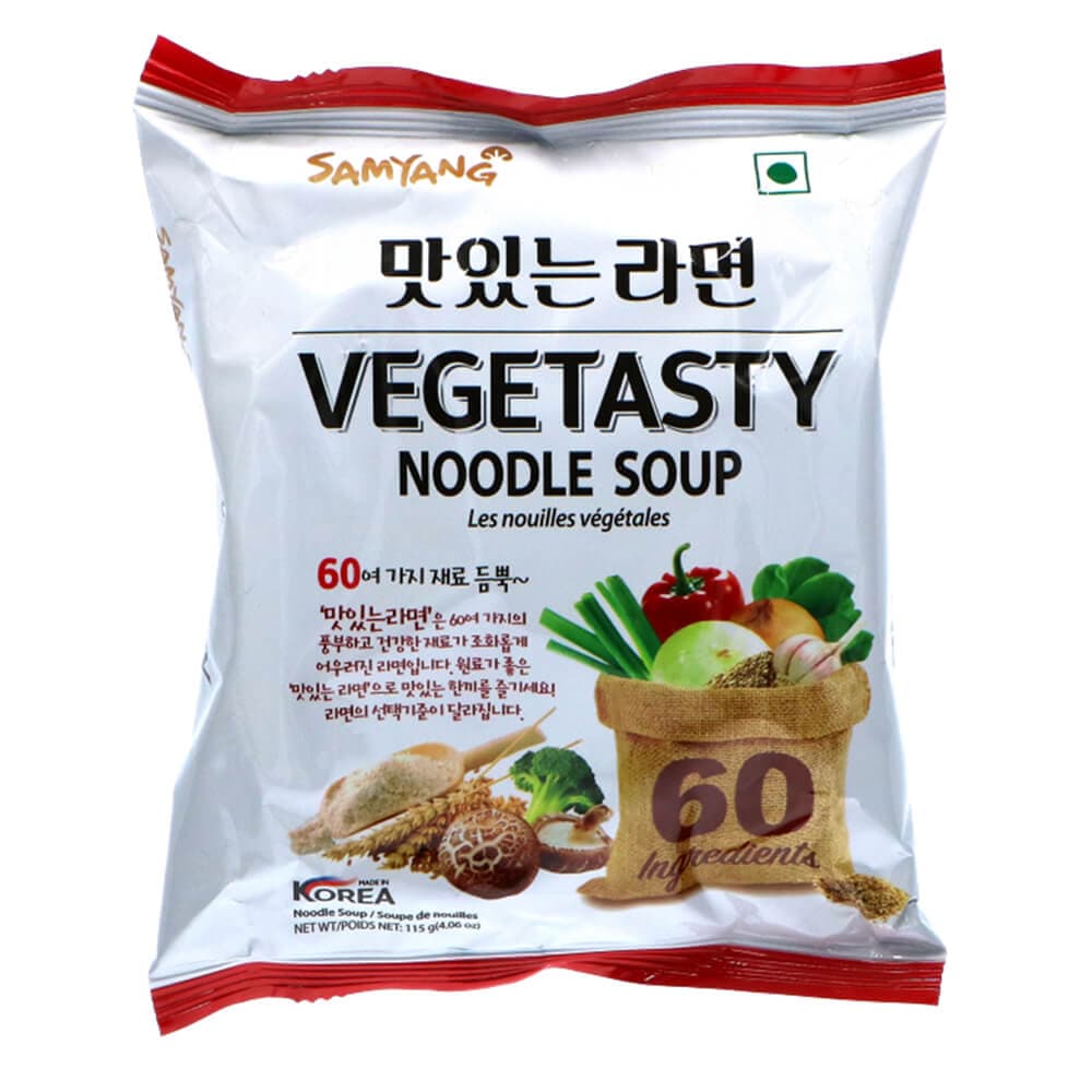 نودل بسته ای سامیانگ SAMYANG اصل کره جنوبی مدل Vegetasty بسته 115 گرمی