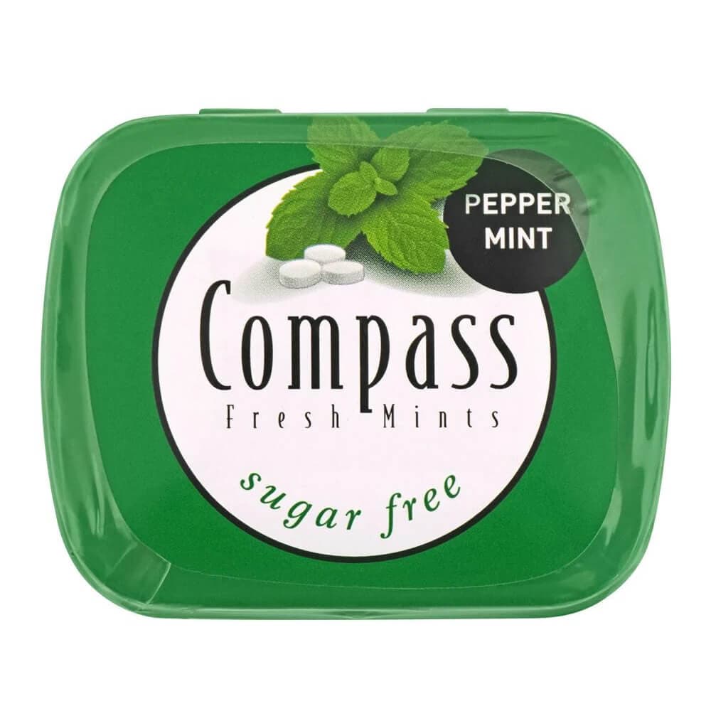 خوش بو کننده دهان کامپس COMPASS اصل آلمان رایحه نعنا بسته 14 گرمی