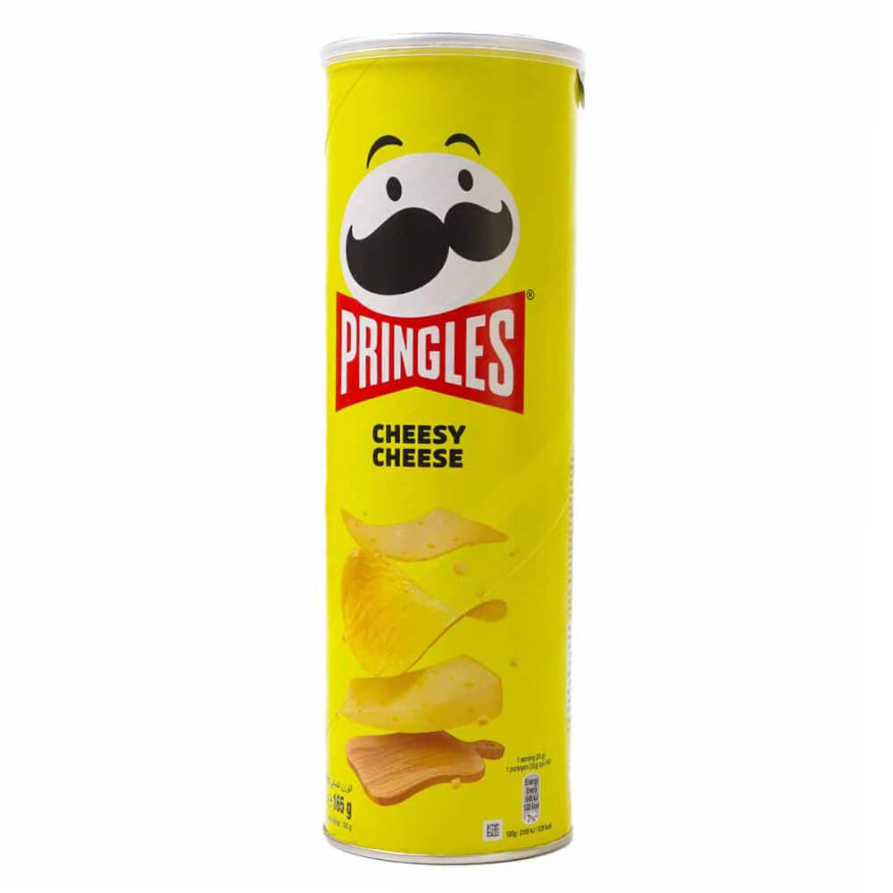 چیپس پرینگلز PRINGLES اصلی بلژیک با طعم پنیر 165 گرمی — تصویر ۲
