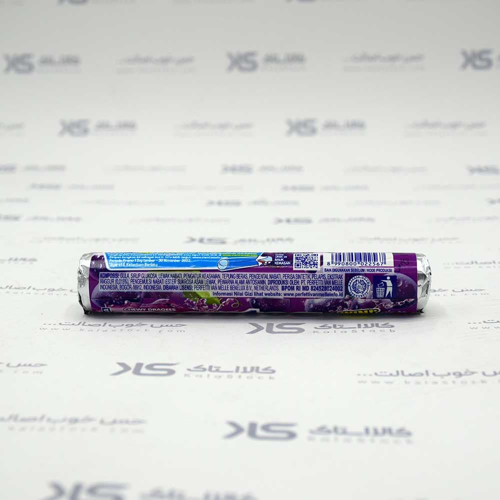 آب نبات منتوس MENTOS اصل اندونزی طعم انگور بسته 29 گرمی — تصویر ۱۰