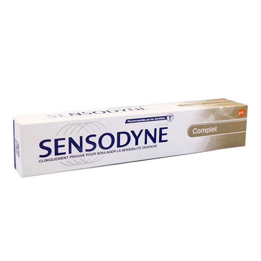 خمیر دندان سنسوداین SENSODYNE اصل مدل Complet حجم 75 میلی لیتر — تصویر ۲