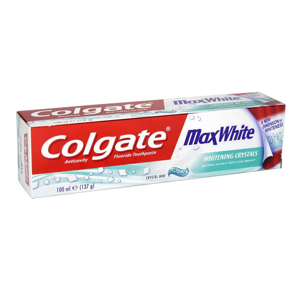 خمیر دندان کلگیت COLGATE مدل Max White حجم 100 میلی لیتر — تصویر ۳