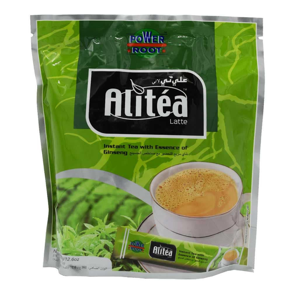 چای فوری علی تی ALITEA جینسینگ اصل مالزی بسته 18 عددی