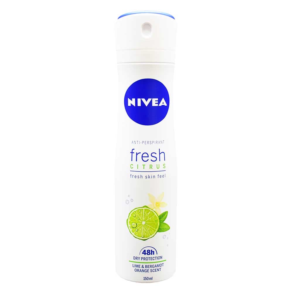 اسپری ضد تعریق زنانه نیوآ NIVEA اصلی آلمانی مدل Fresh Citrus حجم 150 میلی لیتر