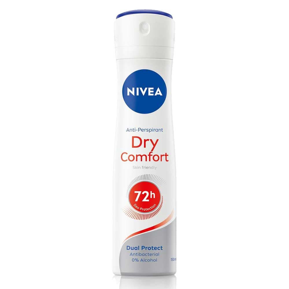 اسپری ضد تعریق زنانه نیوآ NIVEA اصلی آلمانی مدل Dry Comfort حجم 150 میلی لیتر