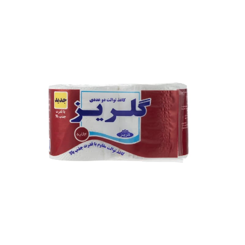 دستمال توالت گلریز بسته 2 عددی — تصویر ۲