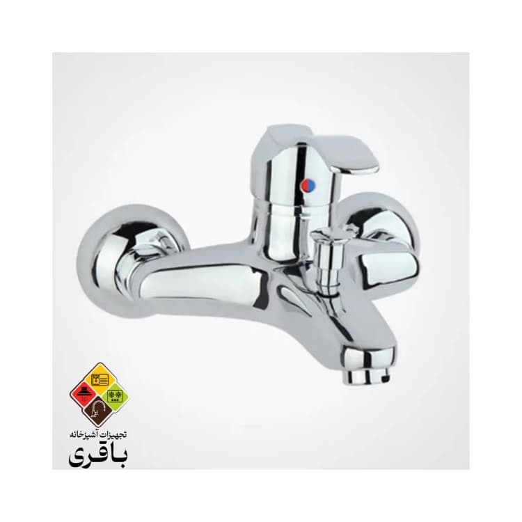 شیر حمام راسان مدل نگین کروم