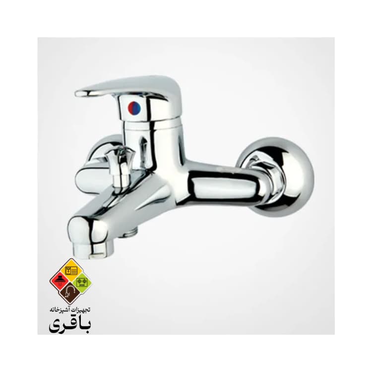 شیر حمام راسان مدل درنا کروم