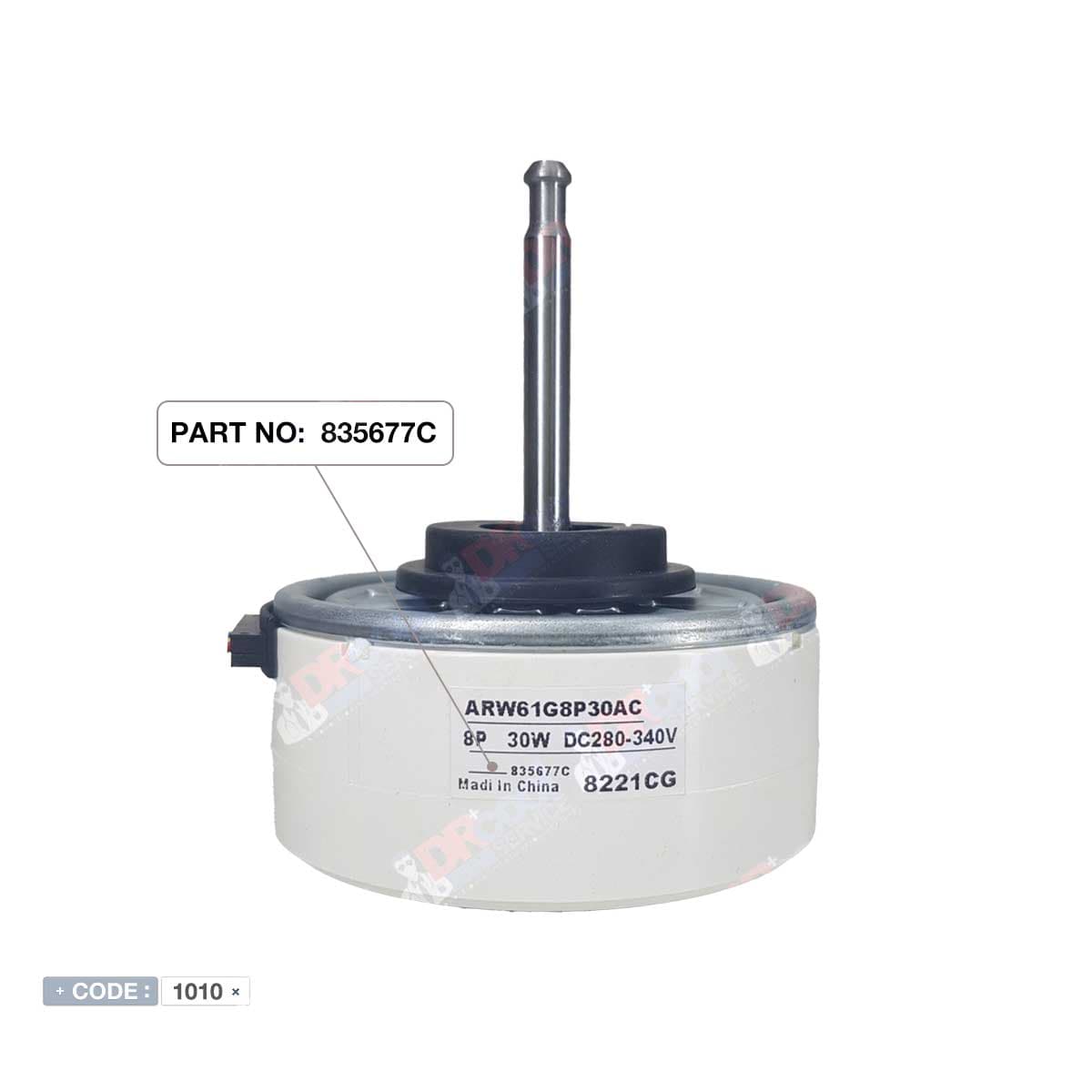 موتور فن داخلی 30 وات DC مدل RD-310-30-8A کولر پاناسونیک — تصویر ۲