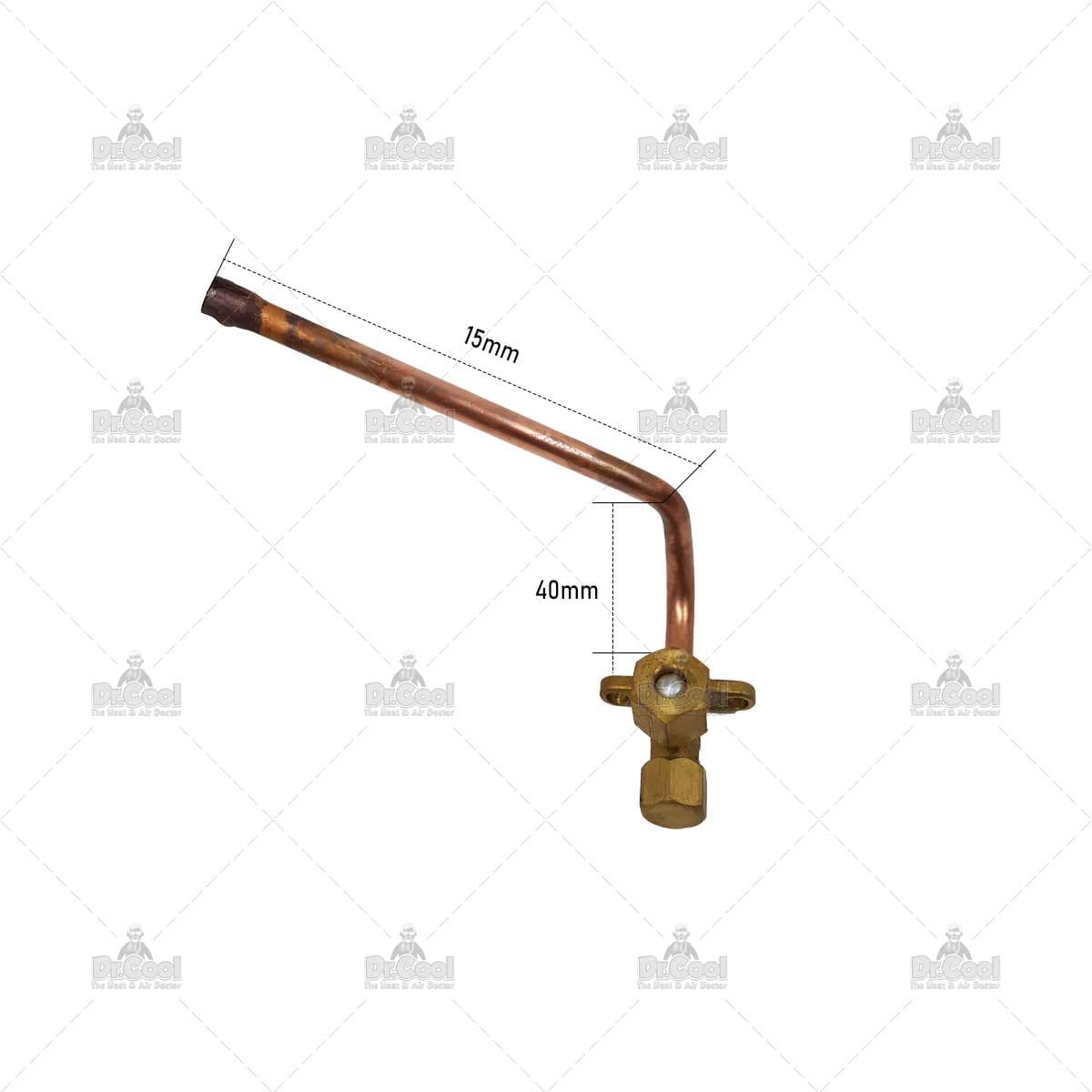 شیر سرویس گاز410 سایز 3/8 اینچ — تصویر ۳