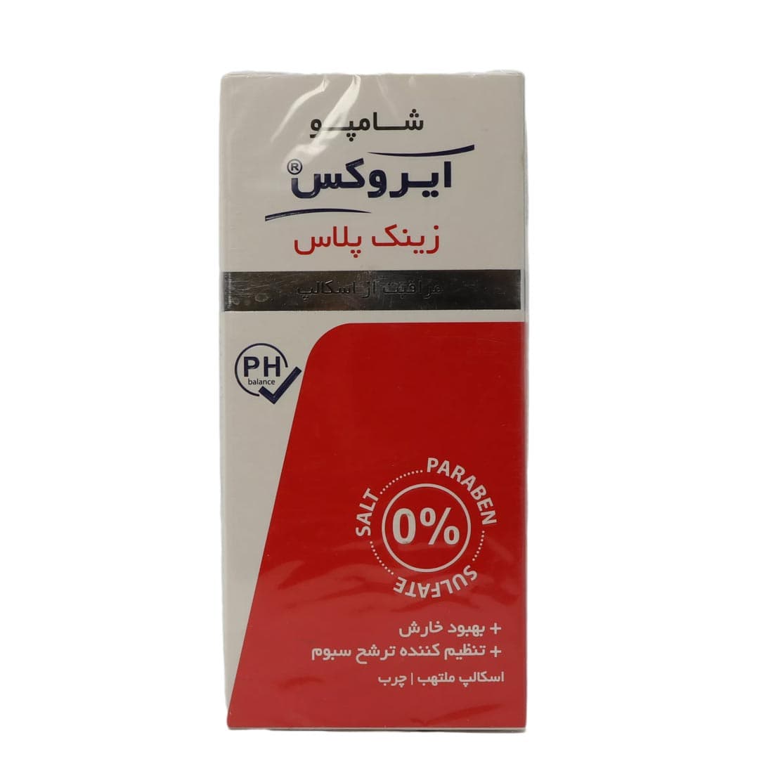 شامپو زینک پلاس مراقبت از اسکالپ 200 گرم ایروکس