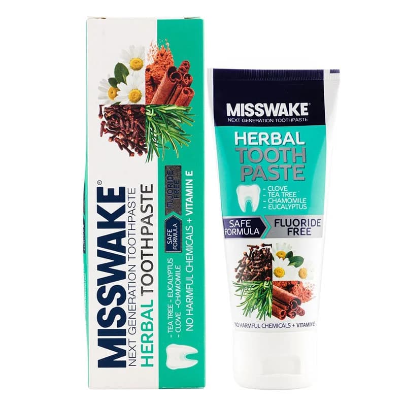 خمیر دندان گیاهی میسویک بدون فلوراید مدل Herbal — تصویر ۲