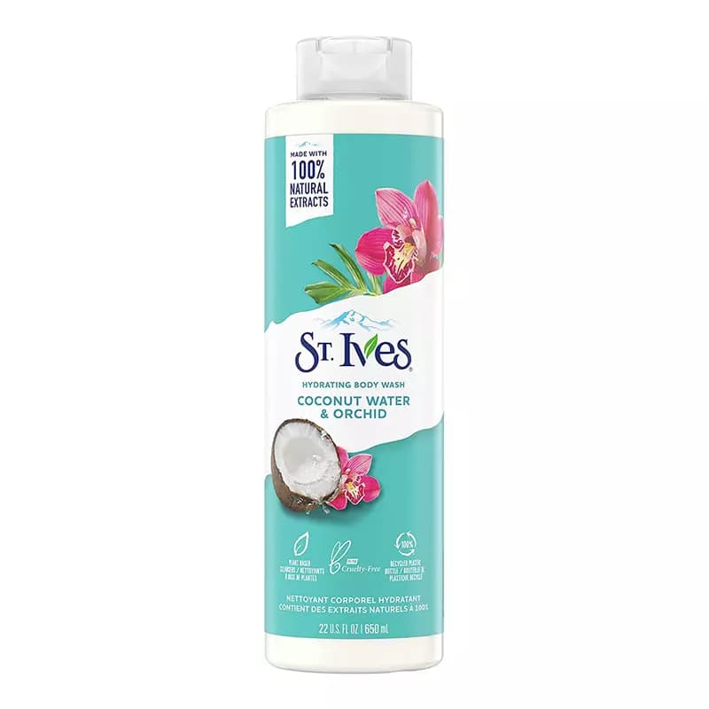 شامپو بدن سنت ایوز آب نارگیل و گل ارکیده مدل Coconut Water & Orchid — تصویر ۳
