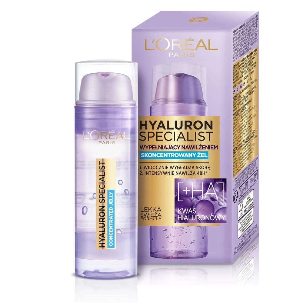 ژل آبرسان و مرطوب کننده لورال سری Hyaluron Specialist مدل Concentrated Jelly